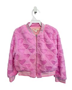 SARA SARA PINK FLEECE OUTERWEAR