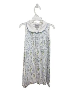 THE PROPER PEONY  BLUE  FLORAL  KNIT DRESS