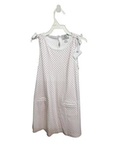 THE PROPER PEONY WHITE POLKA DOT KNIT DRESS