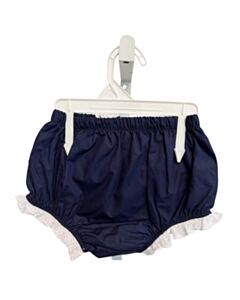 THE BEAUFORT BONNET COMPANY  NAVY    BLOOMERS WITH EYELET TRIM