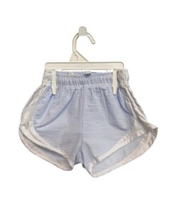 W COLOR WORKS  BLUE SEERSUCKER STRIPED  SHORTS