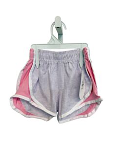 W COLOR WORKS  PURPLE  CHECK  SHORTS