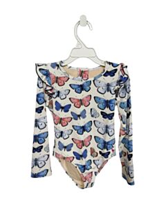 PINK CHICKEN BLUE 1-PIECE SWIMSUIT