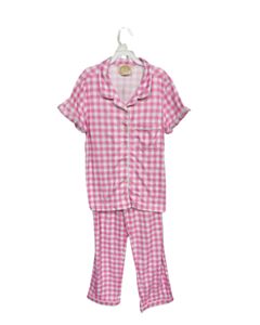 THE BEAUFORT BONNET COMPANY  PINK  GINGHAM  LOUNGEWEAR