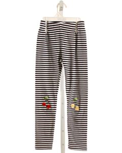 BELLA BLISS NAVY STRIPED APPLIQUED LEGGINGS