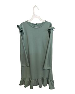 BELLA BLISS GREEN DRESS WITH RUFFLE