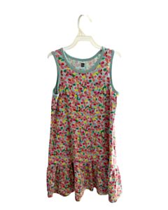 TEA BLUE FLORAL KNIT DRESS