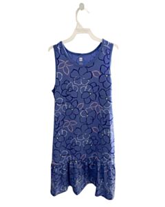 TEA BLUE FLORAL KNIT DRESS