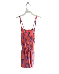 TEA PINK KNIT FLORAL ROMPER