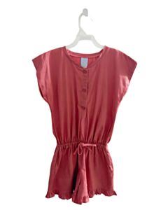 BELLA BLISS PINK LINEN ROMPER