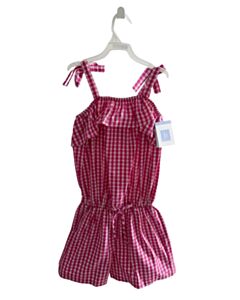 BELLA BLISS  PINK  GINGHAM  ROMPER