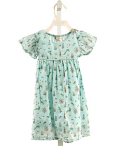 BAYBALA  BLUE  FLORAL  KNIT DRESS