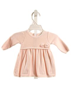 EDGEHILL COLLECTION  LT PINK  KNIT DRESS