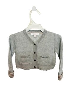 BURBERRY GRAY CARDIGAN
