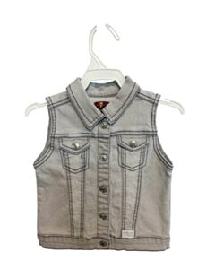 7 FOR ALL MANKIND  GRAY DENIM   VEST