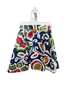 LE ZA ME BLUE FLORAL SKIRT