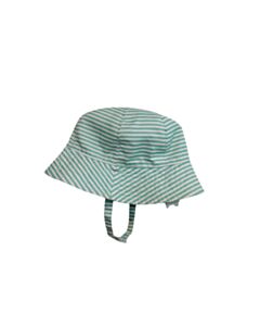 NO TAG  GREEN  STRIPED  HAT