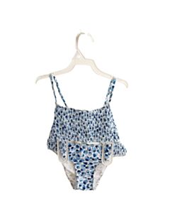 MANGO BLUE PRINTED DESIGN 2-PIECE SWIMSUIT