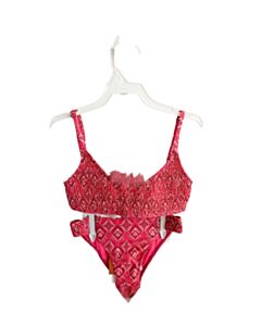 MANGO PINK PRINTED DESIGN 2-PIECE SWIMSUIT