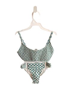 MANGO  GREEN  FLORAL  2-PIECE SWIMSUIT