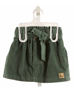 TYESS  GREEN CORDUROY   SKIRT