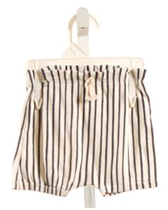 PEHR  BLUE KNIT STRIPED  SHORTS