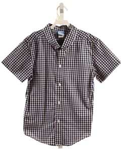 BELLA BLISS  NAVY  GINGHAM  DRESS SHIRT