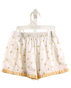 NO TAG  YELLOW  SHORTS WITH RUFFLE