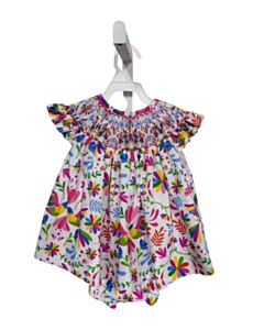 CECIL & LOU  PINK  FLORAL SMOCKED 2-PIECE OUTFIT