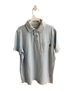 VINEYARD VINES BLUE KNIT STRIPED DRESS SHIRT