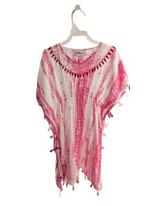 FLAP HAPPY HOT PINK EMBROIDERED COVER UP