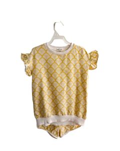 MILES THE LABEL  YELLOW    2-PIECE OUTFIT WITH RUFFLE