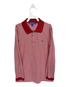 J. BAILEY  RED  STRIPED  DRESS SHIRT