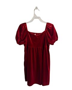 WALKING ON SUNSHINE RED VELVET DRESS