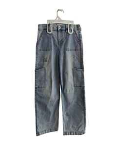 ABERCROMBIE DENIM FLORAL EMBROIDERED JEANS