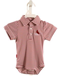 GARB  RED  STRIPED  KNIT SS SHIRT