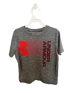UNDER ARMOUR GRAY PRINTED DESIGN T-SHIRT