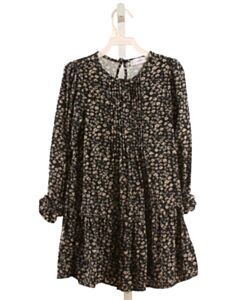 MANGO  BLACK  FLORAL  DRESS