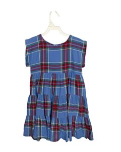 PINK CHICKEN BLUE PLAID DRESS