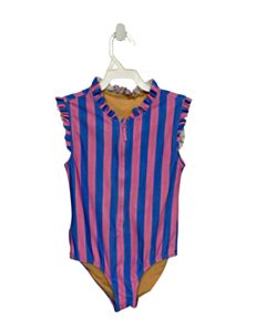 CREWCUTS  BLUE  STRIPED  1-PIECE SWIMSUIT