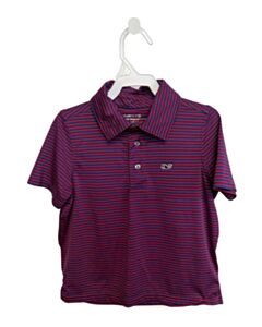 VINEYARD VINES  RED  STRIPED  DRESS SHIRT