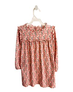 JAMES & LOTTIE PINK FLORAL DRESS WITH RUFFLE