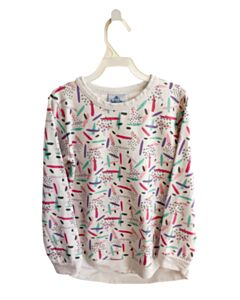 EYELET & IVY WHITE PRINTED DESIGN PULLOVER
