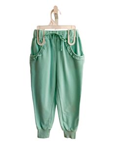 EYELET & IVY  AQUA    PANTS WITH RUFFLE
