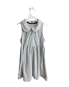 MINNOW BLUE TERRY CLOTH STRIPED DRESS