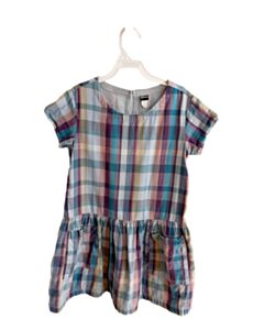 TEA BLUE PLAID DRESS