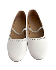 ELEPHANTITO WHITE MARY JANES  *EUC SIZE CHILD 3