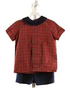FUNTASIA TOO RED PLAID 2-PIECE OUTFIT