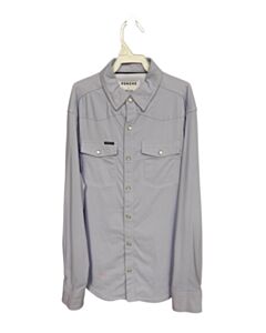 PONCHO  BLUE    DRESS SHIRT