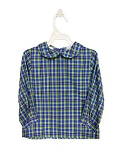 BAILEY BOYS  BLUE  PLAID  DRESS SHIRT